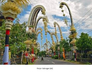 Penjor Galungan (Ist)