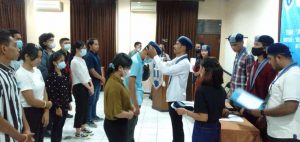 HIDUP MAHASISWA-Gerakan Mahasiswa Kristen Indonesia (GMKI) Cabang Denpasar, Sabtu (29/5/2021) menggelar Masa Perkenalan (Maper) gelombang I tahun 2020 bagi mahasiswa baru di kota Denpasar.