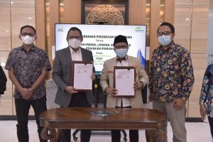 Penandatanganan Kerjasama PT Pegadaian (Persero) dan PP Pemuda Muhammadiyah, Senin (31/5)