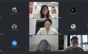 Kegiatan Virtual Summer Program DNUI China dengan ITB STIKOM Bali