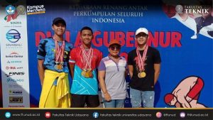 Mahasiswa FT Unud Borong Sembilan Emas dalam Kejuaraan Renang Piala Gubernur Bali