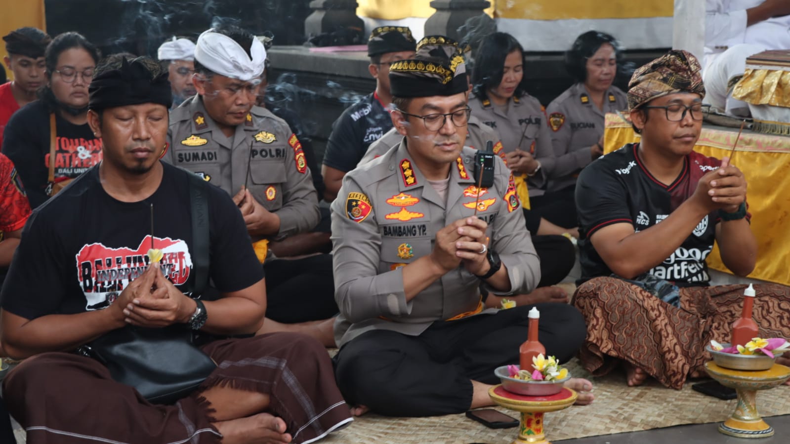 Polresta Denpasar Gelar Doa Bersama Pasca Tragedi Di Stadion Kanjuruhan