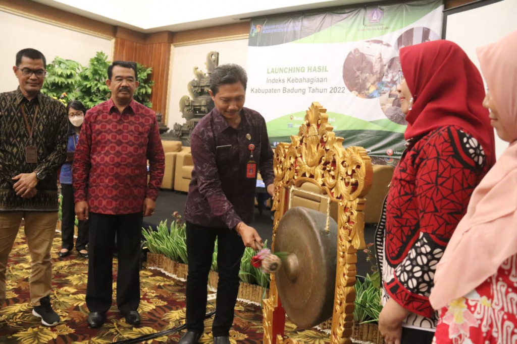 Launching Hasil Indeks Kebahagiaan Tahun 2022 di Kabupaten Badung