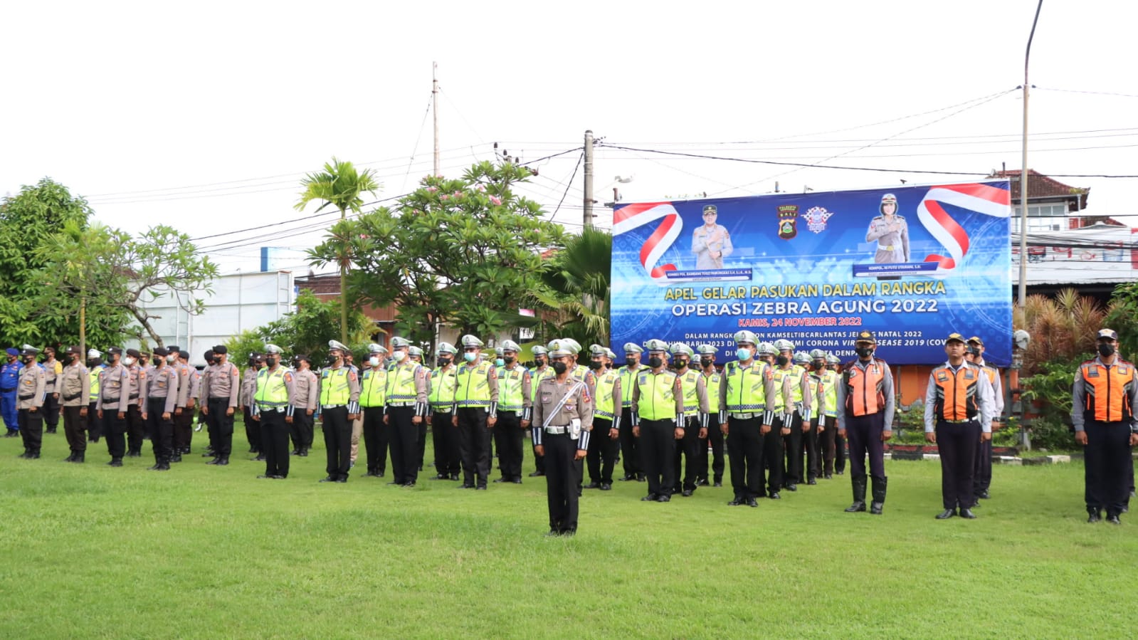 Polresta Denpasar Gelar Apel Kesiapan Ops Zebra Agung 2022, Ini Pelanggaran Yang Akan Ditindak