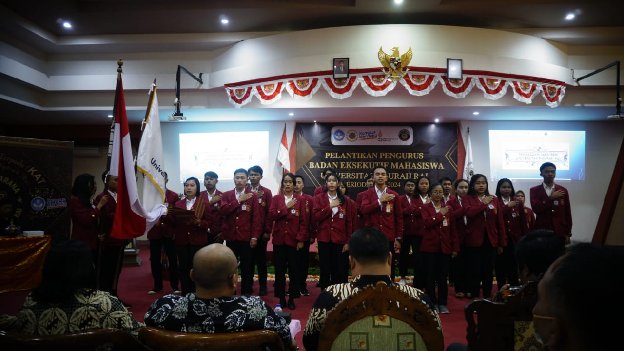 Dilantik, Kabinet Cendikiawan BEM UNR Rancang Sejumlah Program Kerja