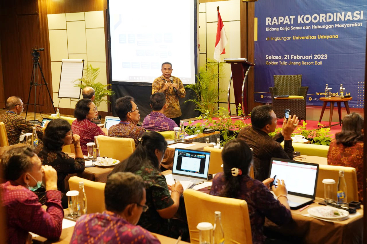 Rakor Kerja Sama dan Kehumasan Unud, Percepat Akselerasi PTNBH