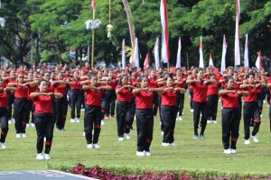 1.500 Peserta Senam Sicita Meriahkan Apel HUT Kota Denpasar ke-235