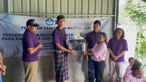 PKM Unwar di Desa Belantih, Olah Talas jadi Makanan Kekinian