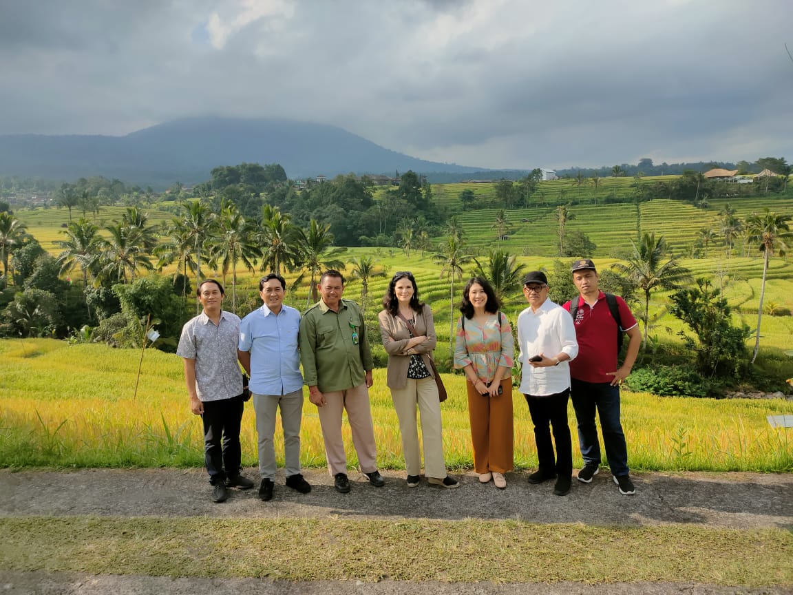 Universitas Sorbonne dan FPar Unud Site Visit Ke Jatiluwih