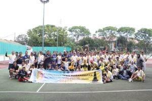 Unud dan UI Gelar Pertandingan Persahabatan Tenis Lapangan