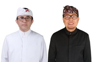 Walikota Denpasar, I Gusti Ngurah Jaya Negara dan Wakil Walikota Denpasar, I Kadek Agus Arya Wibawa.