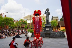 Festival Imlek 2026 di kawasan Heritage Gajah Mada, Denpasar.