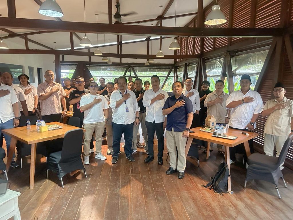 Acara Temu Media antara Ditintelkam Polda dengan JMSI Bali dibalut buka puasa bersama di kawasan Renon, Denpasar, Senin (9/3/2026).