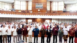 Musyawarah Olahraga Provinsi (Musorprov) KONI Bali di Denpasar, Senin (23/3).