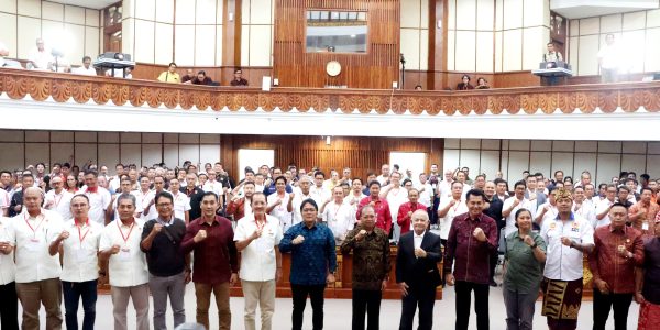 Musyawarah Olahraga Provinsi (Musorprov) KONI Bali di Denpasar, Senin (23/3).