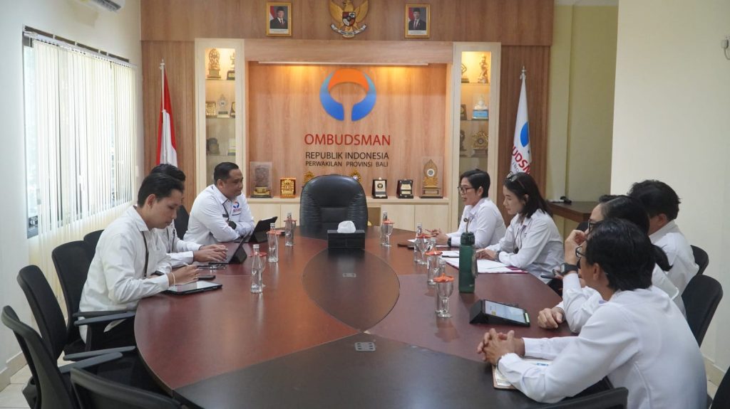 Audiensi BKKBN ke Ombudsman RI Provinsi Bali, Senin (13/4).