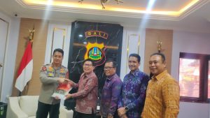 Pansus TRAP DPRD Bali saat Audiensi ke Mapolda Bali, Selasa (14/4).