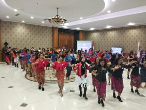 Gathering Jamming Performance Ikatan Langkah Dansa Indonesia (ILDI) DPW Kabupaten Badung, memperingati HUT Kartini.