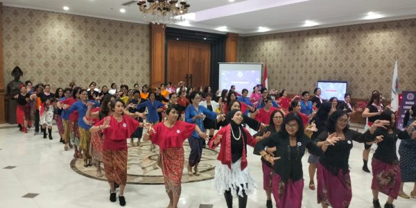 Gathering Jamming Performance Ikatan Langkah Dansa Indonesia (ILDI) DPW Kabupaten Badung, memperingati HUT Kartini.