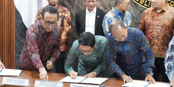 Penandatanganan MoU Pembangunan PSEL di Jakarta, Selasa (21/4/2026).