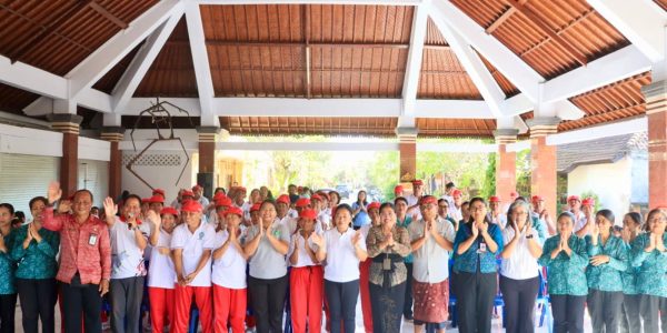 Pelaksanaan penutupan Posyandu Paripurna dan Sinergi Posyandu 6 SPM di Kecamatan Denpasar Timur resmi ditutup pada Jumat (24/4).