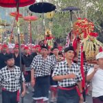 Iring-iringan Melasti Desa Angantelu-Gegelang.