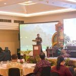 Sekda Kota Denpasar, I Gusti Ngurah Eddy Mulya mewakili Walikota Denpasar saat membuka Gathering Destinasi Pariwisata Kota Denpasar di Grand Mercure Sanur, Selasa (28/4).