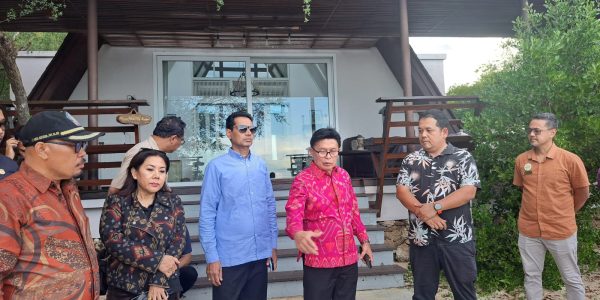 Pansus TRAP DPRD Bali saat melakukan Sidak di kawasan resor Plataran, Buleleng, Selasa (28/4/2026).