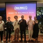 Sekda Eddy Mulya didampingi Kepala Bidang Pengembangan Sumber Daya Pariwisata dan Ekonomi Kreatif pada Dinas Pariwisata Kota Denpasar, Anak Agung Ngurah Mahendra Putra, saat menghadiri Road To Balinale 2026, di Bali Beach Garden Terrace, The Meru Sanur, Kamis (30/4).