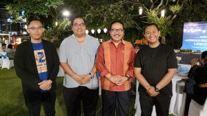 Kiri-kanan: Nyoman Adi Irawan - Ketua JMSI Bali, Chef Bayu Kristiawan - Ketua Sanur Chef Community, Cok Ace - Ketua Dewan Pembina JMSI Bali, Chef Alit - Wakil Ketua Sanur Chef Community.