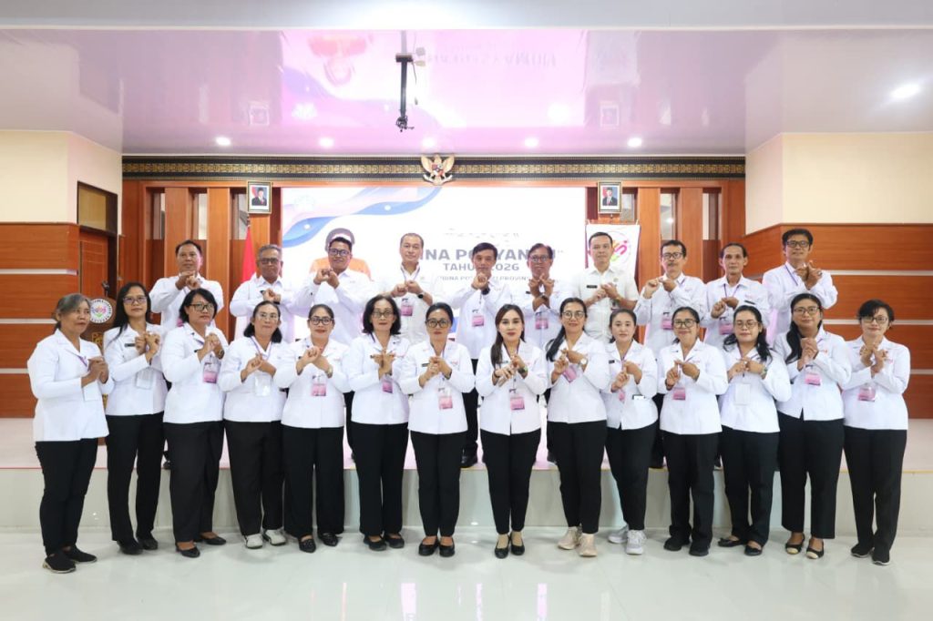 Ketua TP Posyandu Kota Denpasar, Ny. Sagung Antari Jaya Negara, mengikuti Bina Posyandu Angkatan IV Tahun 2026 di UPTD Bapelkesmas Provinsi Bali, Denpasar, Selasa (5/5).