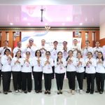 Ketua TP Posyandu Kota Denpasar, Ny. Sagung Antari Jaya Negara, mengikuti Bina Posyandu Angkatan IV Tahun 2026 di UPTD Bapelkesmas Provinsi Bali, Denpasar, Selasa (5/5).