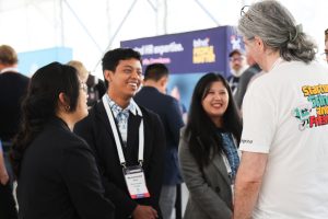 Pemenang TOP 3 Pertamuda Seed & Scale 2025 mengikuti Diskusi Panel di Startup Grind Global Conference 2026 di jantung Silicon Valley, Amerika Serikat.
