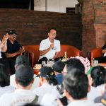 Safari Pendidikan Disdikpora Badung dengan guru-guru di SMPN 5 Abiansemal, Jumat (8/5/2026).
