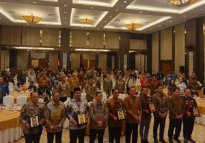 Kick Off Evaluasi Nasional Indeks Demokrasi Indonesia Tahun 2025 di Semarang, Kamis (21/5/2026).