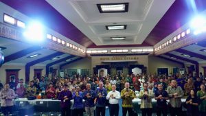 Rapat Kerja Wilayah (Rakerwil) LLDikti Wilayah VIII dipusatkan di Auditorium Widya Sabha Uttama Kampus Universitas Warmadewa, Kamis (21/5).