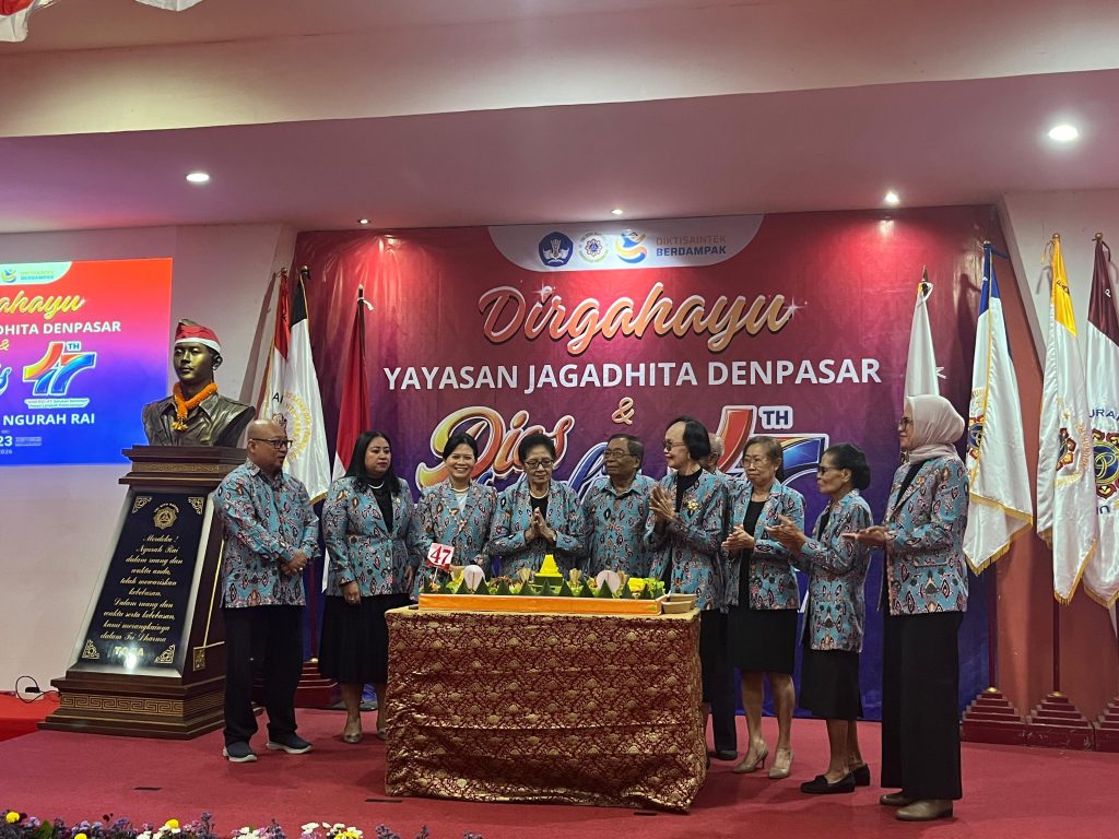 Puncak Perayaan Dies Natalis ke 47 tahun Yayasan Jagadhita Denpasar, Sabtu (23/5).