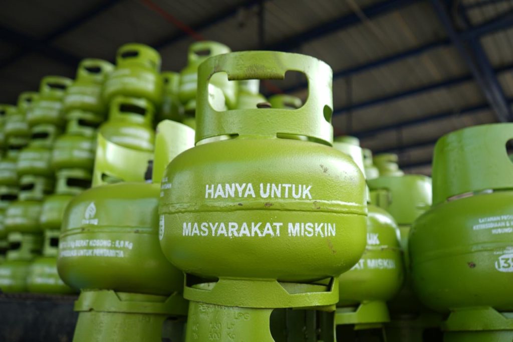 Stok Tabung Gas 3 Kg jelang Idul Adha.