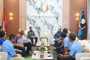 Audiensi JMSI Lampung ke Kantor Bupati Pringsewu.
