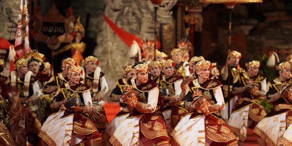 Penampilan Balaganjur Remaja pada Pesta Kesenian Bali (PKB) XLVIII 2026 Duta Kabupaten Badung.