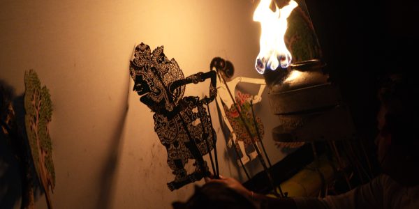 Pagelaran Wayang Kresna Duta Durjana, Sanggar Seni Dhanan Jaya Banjar Pengayehan, Desa Cemagi, Kecamatan Mengwi di PKB.
