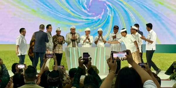 Peresmian Pembangunan PSEL di Bali, Rabu (8/7).