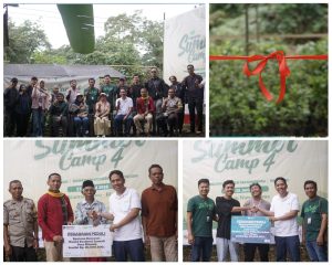 Peresmian Rumah Bibit Serta Penyerahan Bantuan Pembelian 1.000 Bibit Kopi dari Pegadaian Area Pulau Sumbawa.