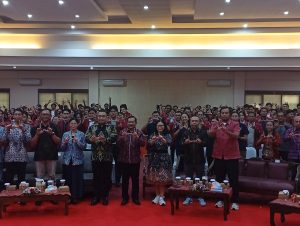 Pembekalan dan Pelepasan Mahasiswa KAT di Auditorium Universitas Ngurah Rai, Denpasar Timur, Sabtu (25/7/2026).