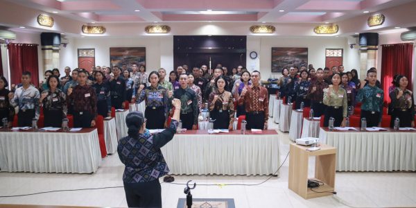 Pendidikan dan Pelatihan Calon Pasukan Pengibar Bendera Pusaka (Paskibraka) Provinsi Bali, Jumat (31/7/2026).