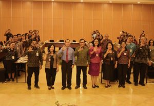 Pemkot Denpasar bersama Kejaksaan Negeri Denpasar dan BPJS Ketenagakerjaan dalam Rapat Forum Kepatuhan Jamsostek di Sanur, Denpasar, Selasa (4/26).