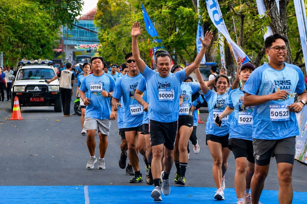 QRIS Bali Summer Run 2026 di kawasan Renon, Denpasar, Sabtu (8/8/2026).