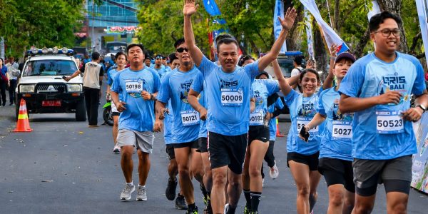 QRIS Bali Summer Run 2026 di kawasan Renon, Denpasar, Sabtu (8/8/2026).
