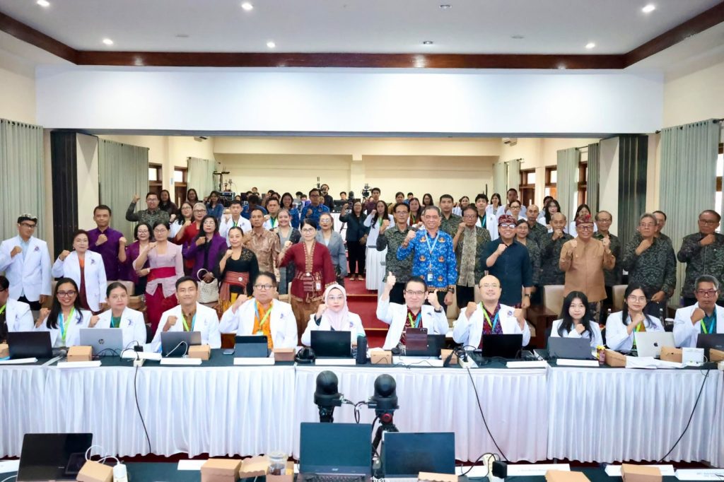 Wakil Wali Kota Denpasar, I Kadek Agus Arya Wibawa menghadiri Evaluasi Lapangan Usul Pembukaan Fakultas Kedokteran yang diadakan oleh Universitas Bali Internasional (UNBI), Kamis (13/8).