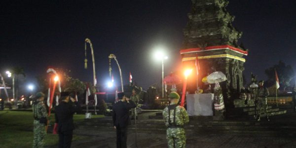 Renungan Suci Peringatan HUT ke-81 Kemerdekaan Republik Indonesia di Taman Makam Pahlawan.